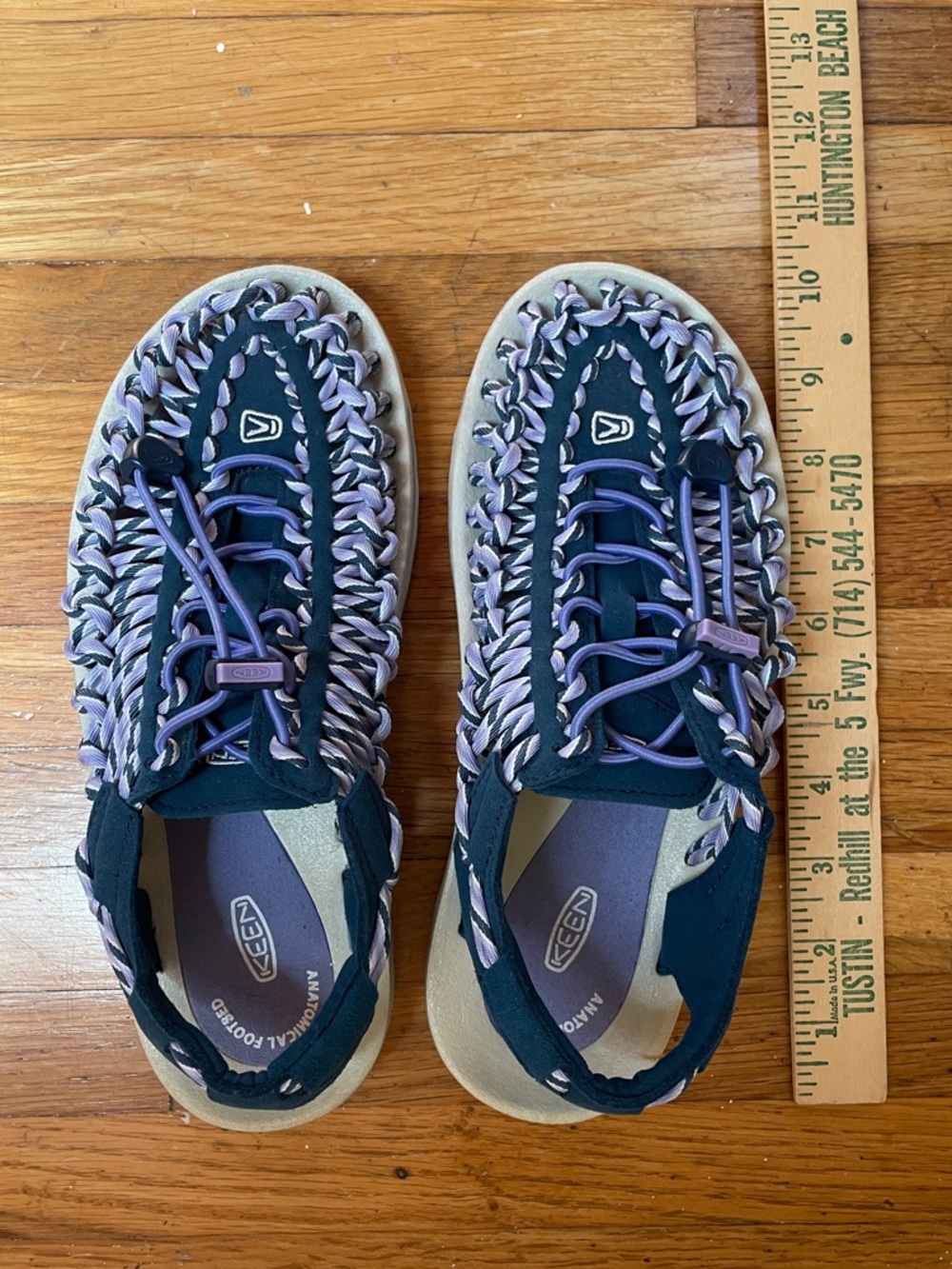 Keen Uneek Sport Sandals Womens US 6.5 Lavender Two Cord Comfort - Picture 7 of 9